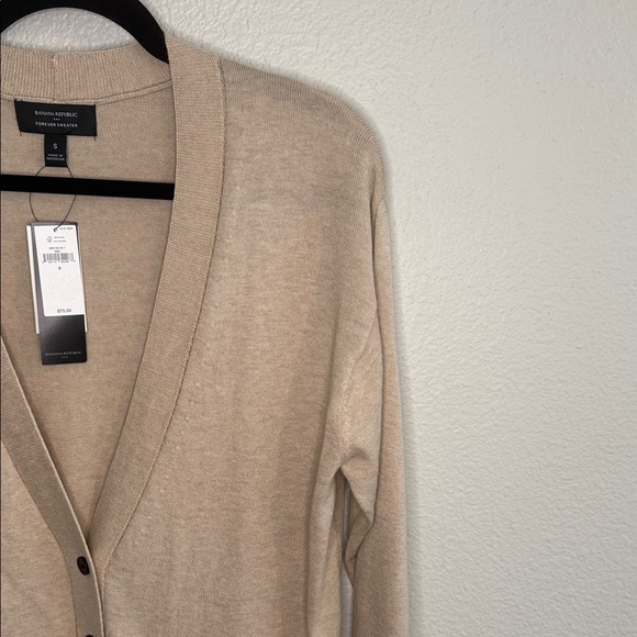 Banana Republic Factory Sweaters - Women's Beige Cardigan